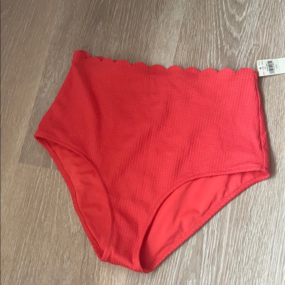 Aerie coral high waisted swim bottom NWT